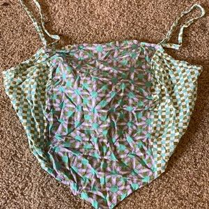 Multi color crop top.